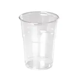 Pot plastique transparent 40 / 55 cl APET usage froid et chaud – Pot rond ø 9,5 x H 12,4 cm – Lot de 50 - Gobelets plastique, Flûtes plastique, Verres à pied plastique