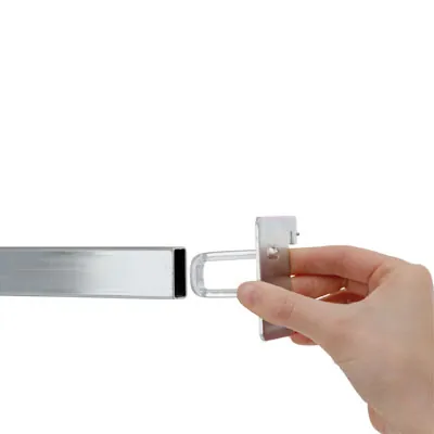 Fixation barre de charge droit et gauche section 30 x 15 mm – Zinc - La paire - Barres de charge-2