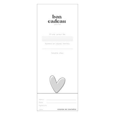 Bon cadeau à remplir kraft coeur rose 12 x 12 cm avec enveloppes - Carte cadeau - Paquet de 12 - Bons cadeaux-3
