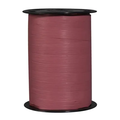 Bolduc mat amarante 10 mm x 250 m polypropylène – Ruban cadeau - Bolducs unis