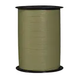 Bolduc vert kaki mat 10 mm x 250 m polypropylène – Ruban cadeau vert kaki – Gamme Mat Line Crépon - Bolducs unis