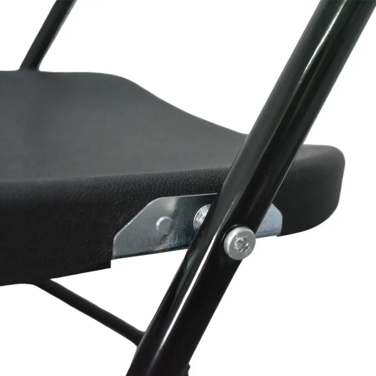 Chaise pliante noire polypropylène / métal 45 x 43 x 81 cm - Chaises d'intérieur-2