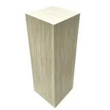Sellette effet travertin 30 x 30 x 90 cm - Colonne bois effet travertin - Podium présentation - Podiums de présentation, Présentoirs 3 niveaux