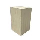 Sellette effet travertin 35 x 35 x 60 cm - Colonne bois effet travertin - Podium présentation - Podiums de présentation, Présentoirs 3 niveaux
