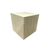 Sellette effet travertin 40 x 40 x 40 cm - Colonne bois effet travertin - Podium présentation - Podiums de présentation, Présentoirs 3 niveaux