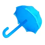 Boite bonbon Mini parapluie transparent bleu turquoise ø 8 x 10,5 cm - Contenant dragées - Paquet de 5 - Boîtes dragées, Boîtes bonbons