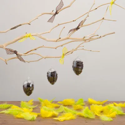 Oeuf de Pâques transparent à garnir H 6 cm - Contenant dragées - Paquet de 10 - Boîtes dragées, Boîtes bonbons-3