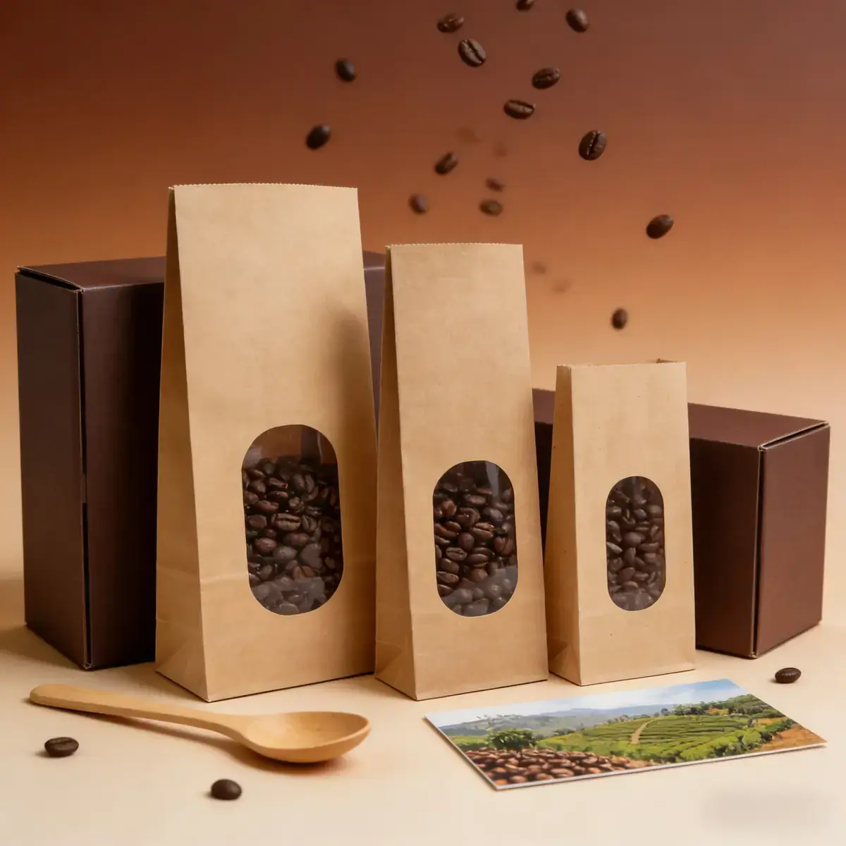 Sac SOS kraft brun avec fenêtre 250 ml 9 x 5 x 20,5 cm doublé OPP thermosoudable - Sachet SOS - Lot de 100 - Sacs SOS avec fenêtre-7