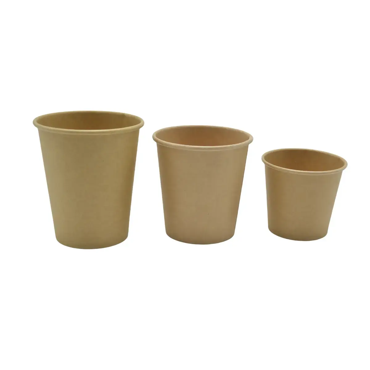 Gobelet boisson chaude 18 cl / 6oz ø 7,3 x 8 cm - Gobelet carton - Gobelet café - Brun - Lot de 50 - Gobelets carton, Gobelets café-4