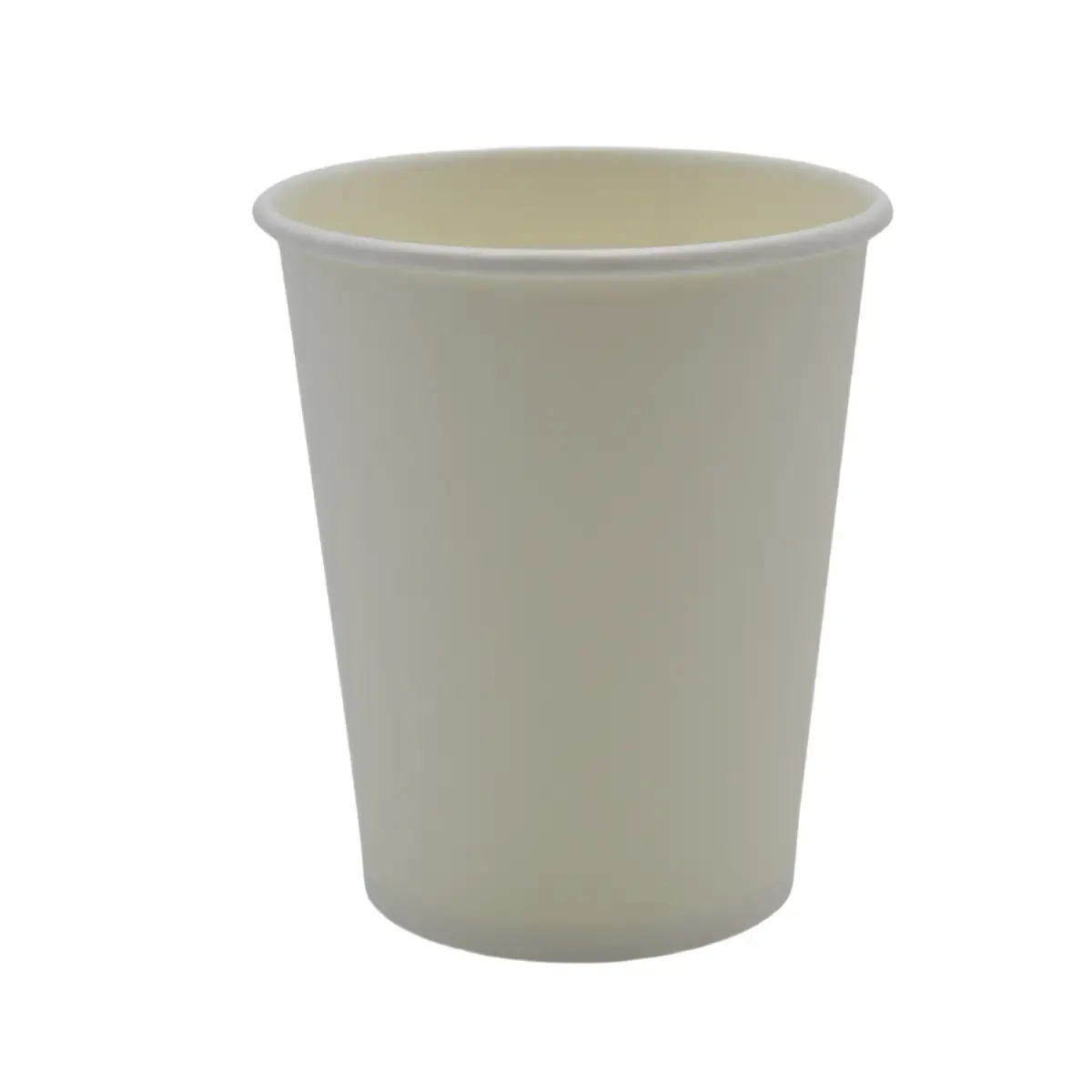 Gobelet boisson chaude 25 cl 8oz ø 8 x 9,2 cm - Gobelet carton - Gobelet café - Blanc - Lot de 50 - Gobelets carton, Gobelets café
