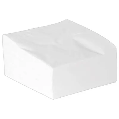 Serviette ouate 2 plis 39 x 39 cm - Serviette jetable - Serviette de table papier - Blanc - Paquet de 100 - Serviettes jetables, Serviettes cocktails