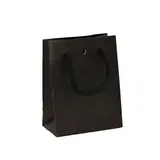 Sacs kraft luxe noirs poignées cordelette 11,4+6,4x14,6 cm 190g/m² – Paquet de 10 - Sacs cadeaux, Boîtes cadeaux & Coffrets fête des pères