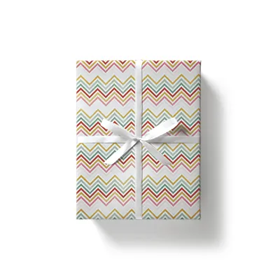 Papier Cadeau Chevrons - Papier cadeaux couchés à motifs-3