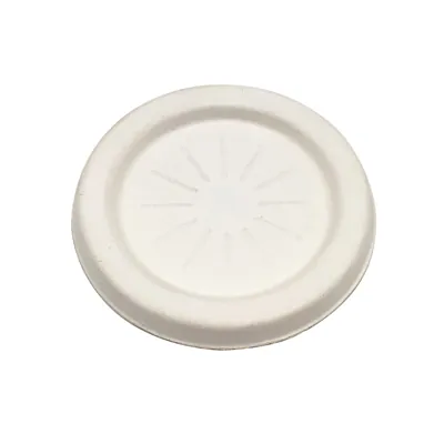 Couvercle fibre naturelle pour pot à sauce ø 65 mm - Lot de 50 - Pots à sauce, Verrines jetables
