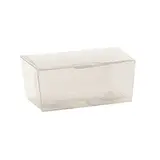 Ballotin transparent 10,3 x 6,7 x 5,5 cm PVC - Ballotin chocolats vide - Lot de 10 - Ballotins chocolats vides