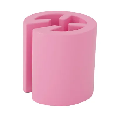 Marque taille neutre rose ø 1 x 1 cm - Indicateur de taille pour cintre - Paquet de 100 - Marques taille pour cintres