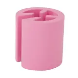 Marque taille neutre rose ø 1 x 1 cm - Indicateur de taille pour cintre - Paquet de 100