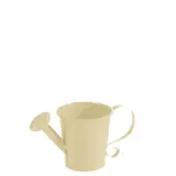 Mini-Arrosoir en zinc ø 5,7 x H 5,3 cm - Petit arrosoir déco - Blanc crème - Accessoires et Objets déco