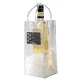 Ice Bag transparent 11 x 11 x 25,5 cm 500µ - Rafraichisseur bouteille - Paquet de 6 - Sacs bouteilles