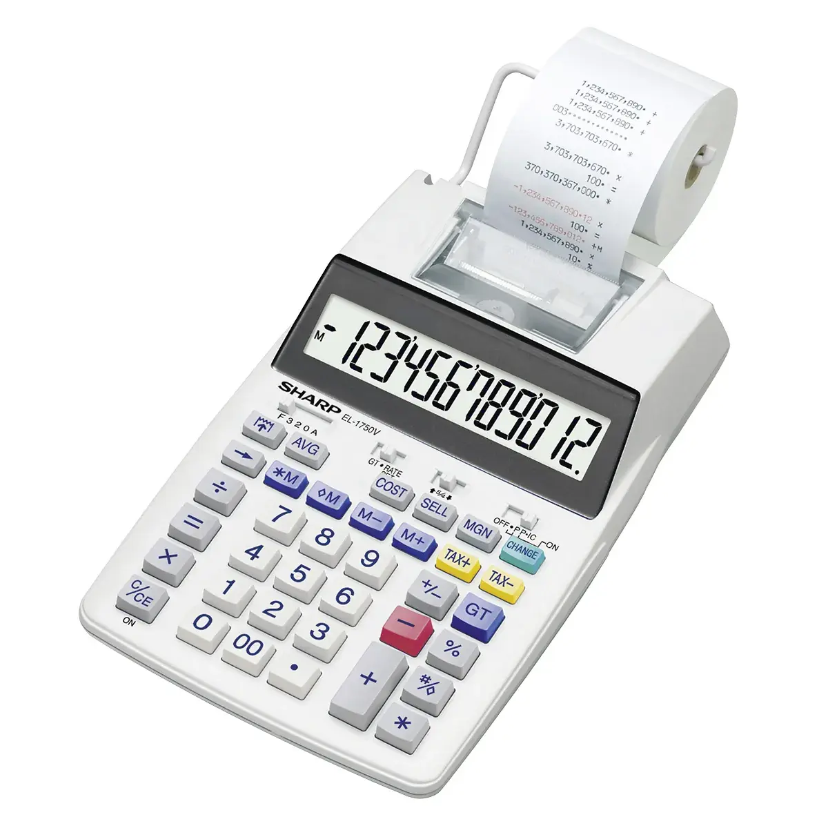 Calculatrice à impression SHARP EL-1750V - Calculatrices