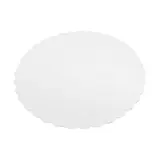Rond festonné carton blanc ø 23 cm – Semelle gâteau - Support carton rond - Paquet de 250 - Semelles gâteaux, Supports gâteaux