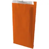 Pochette cadeau kraft vergé orange passion 31 x 8 x 49 cm - Sachet kraft - Lot de 250 - Pochettes cadeaux unies