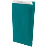 Pochette cadeau kraft vergé bleu canard 31 x 8 x 49 cm - Sachet kraft - Lot de 250 - Pochettes cadeaux fête des pères