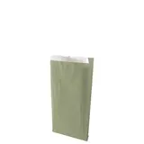 Pochette cadeau kraft vergé vert tilleul 12 x 4,5 x 20 cm - Sachet kraft - Lot de 250 - Pochettes cadeaux unies