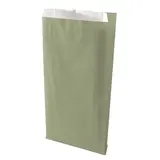 Pochette cadeau kraft vergé vert tilleul 24 x 7,5 x 41 cm - Sachet kraft - Lot de 250 - Pochettes cadeaux unies