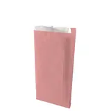 Pochette cadeau kraft vergé rose poudré 18 x 6 x 35 cm - Sachet kraft - Lot de 250 - Pochettes cadeaux unies