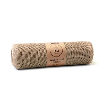 Chemin de table toile de jute 30 cm x 10 m - Ruban de jute - Naturel - Chemins de table jetables, Sets de table papier