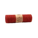 Chemin de table toile de jute 30 cm x 5 m - Ruban de jute - Rouge - Chemins de table jetables, Sets de table papier