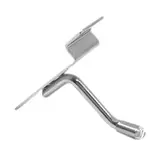 Broche simple de réserve pour panneau rainuré ø 6 mm x L 5 cm - Tige simple - Métal - Chromé - Lot de 10 - Broches simples pour panneaux rainurés