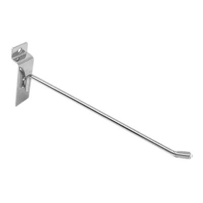 Broche simple de réserve pour panneau rainuré ø 6 mm x L 20 cm - Tige simple - Métal - Chromé - Lot de 10 - Broches simples pour panneaux rainurés