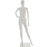 Mannequin femme en plastique finition laquée, main droite sur la hanche - Mannequins femmes