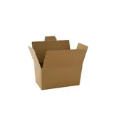 Ballotin chocolat carton kraft 125g 9,8 x 4 x 5,4 cm - Ballotin chocolat vide - Lot de 25 - Ballotins chocolats vides