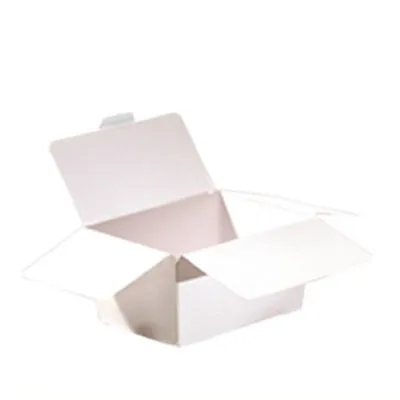 Ballotin chocolat carton blanc intérieur blanc 500g 14,5 x 7,5 x 7 cm - Ballotin chocolat vide - Lot de 25 - Ballotins chocolats vides