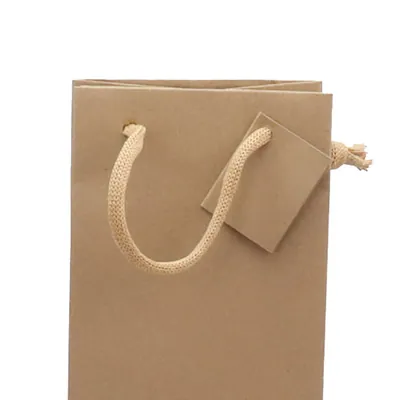 Sac kraft magnum - Sacs pour bouteilles de vin-2