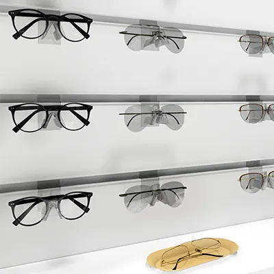 Supports lunettes pour panneaux rainurés - Porte-lunettes-3