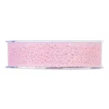 Ruban en maille alvéolé rose pâle 25 mm x 20 m polyester - Ruban décoratif - Ruban cadeau - Rubans cadeaux, Rubans tissu, Cordons