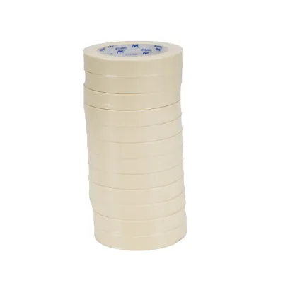 Ruban de masquage 18 mm x 50 m crème - Adhésif de masquage - Scotch peinture - Lot de 12 - Rubans adhésifs et dévidoirs-2