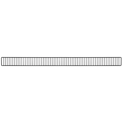 Grille frontale - Ligne Store noir pas de 25 mm