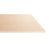 Tablette droite bois mélaminé chant PVC 60 x 40 cm ép. 18 mm - Érable - Lot de 2 - Tablettes Bois mélaminé