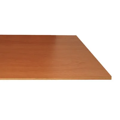Tablette droite bois mélaminé chant PVC 100 x 40 cm ép. 18 mm - Merisier - Lot de 2 - Tablettes Bois mélaminé