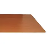 Tablette droite bois mélaminé chant PVC 100 x 40 cm ép. 18 mm - Merisier - Lot de 2 - Tablettes Bois mélaminé