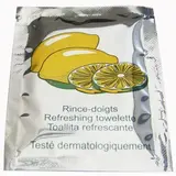 Rince-doigts parfum citron - Lingette rince-doigts - Paquet de 500 - Serviettes jetables, Serviettes cocktails