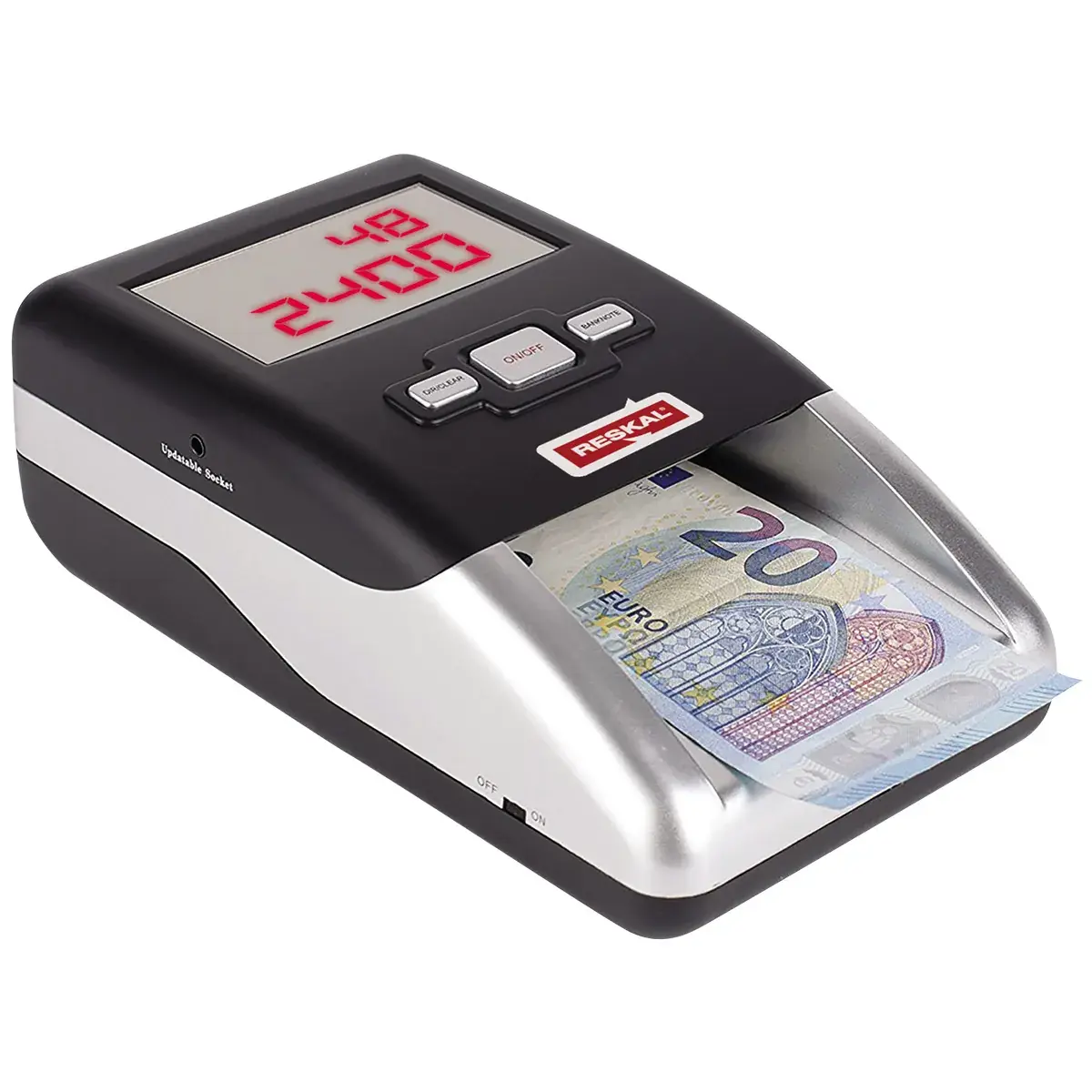 Compteur de billets Euros/CHF et détecteur de faux - sur secteur - Détecteurs de faux billets - Compteurs pièces et billets