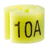 Marque taille T 10 ans vert clair ø 1,3 cm - Indicateur de taille pour cintre - Paquet de 100 - Marques taille pour cintres