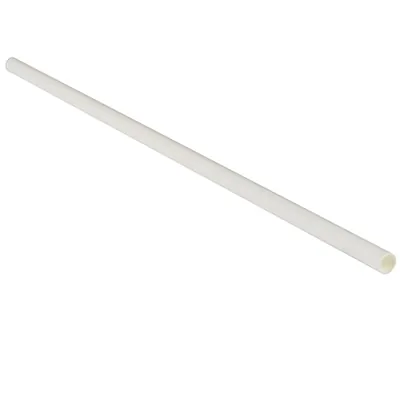 Paille en papier kraft ø 6 mm x 20 cm - Paille carton - Paille écologique - Blanc - Lot de 250 - Touillettes bois, Piques à brochettes et Pailles carton