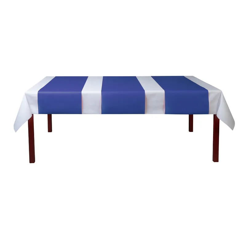 Chemin de table Spunbond non tissé prédécoupé - Tête à tête prédécoupé - Bleu marine - Rouleau de 40 cm x 24 m - Chemins de table jetables, Sets de table papier-4